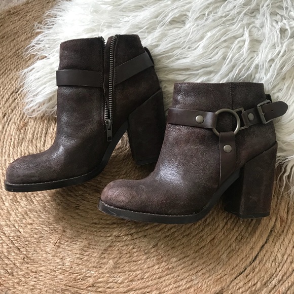 Ash Falcon Chocolate Brown Ankle Boots - Picture 3 of 5